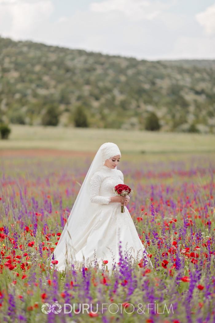 gulsum mehmet beysehir golu dugun fotograflari tesettur dugun pozlari 01