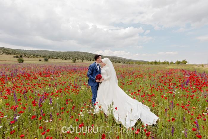 gulsum mehmet beysehir golu dugun fotograflari tesettur dugun pozlari 06