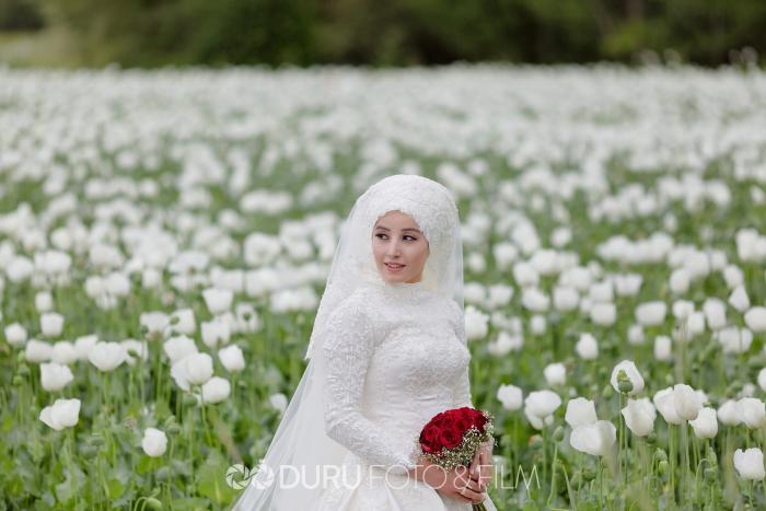 gulsum mehmet beysehir golu dugun fotograflari tesettur dugun pozlari 18