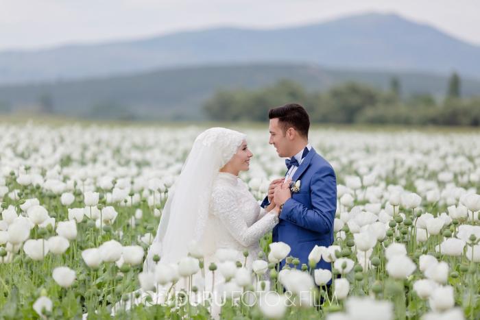 gulsum mehmet beysehir golu dugun fotograflari tesettur dugun pozlari 20
