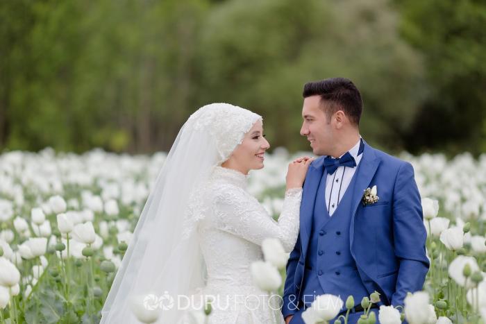 gulsum mehmet beysehir golu dugun fotograflari tesettur dugun pozlari 23