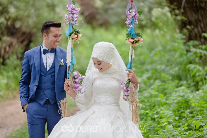 gulsum mehmet beysehir golu dugun fotograflari tesettur dugun pozlari 27