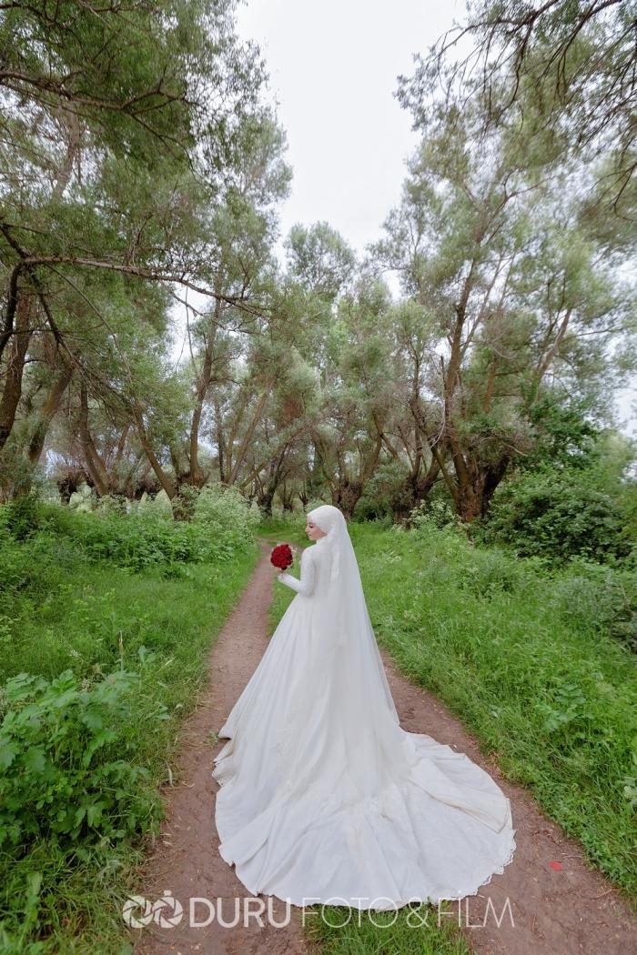 gulsum mehmet beysehir golu dugun fotograflari tesettur dugun pozlari 30