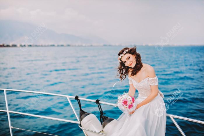 zge ersin antalya dugun hikayesi denizde dugun fotograflari 13