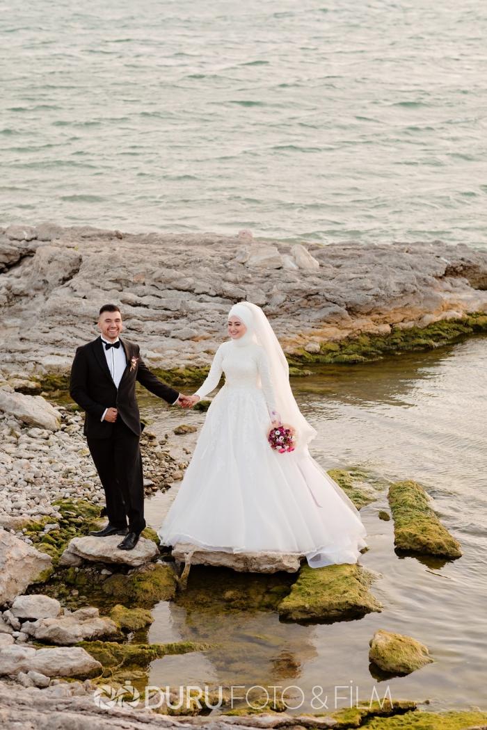 damla mevlut beysehir dis cekim dugun fotograflari tesettur dugun pozlari 26