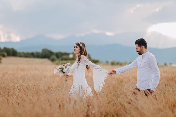 konya dugun fotografcisi bugday tarlasi